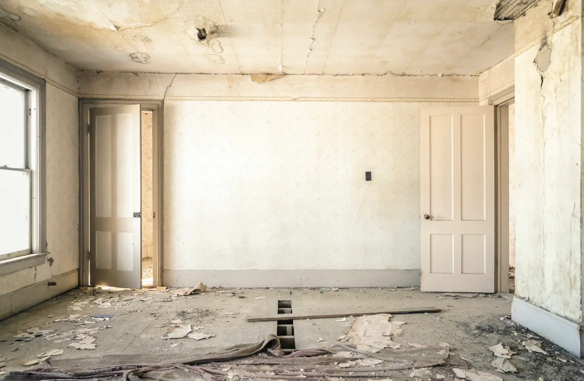 Waste disposal crew managing a cleanout project in Laurel